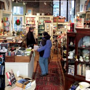 Bellabooks has added antiques to its selection of new and used books including best sellers, literary fiction, cookbooks, good science fiction and history. (Photos by Chris Wolf)