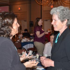 Cate Cronin, at right, of Rockport. (Photo by Lynda Clancy)