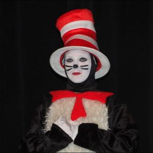 Lyn Tesseyman is the Cat in the Hat for Rockport Dance Conservatory's Seuss is Loose at the Camden Opera House.