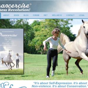 A screen capture of the prancercise.com website. (Courtesy Prancercise.com)