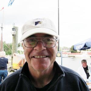 Joel Kleinman of Brooklyn, New York, at Camden waterfront. (Photo by Kay Stephens)
