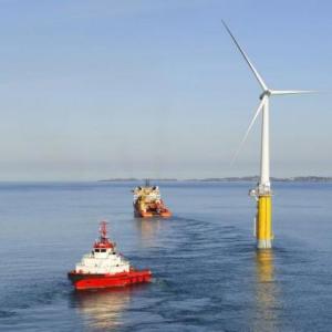 Statoil’s Hywind project off Norway. Courtesy of Statoil