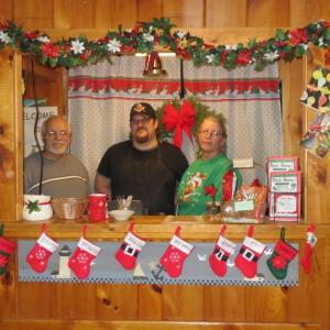 Ed, John and Doris Moran, of the Hideaway Diner, in Northport.