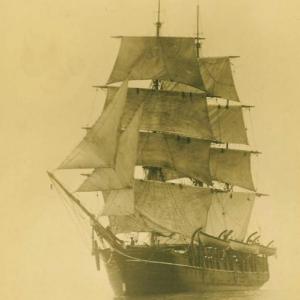One of the oldest photos of whaling ship ‘Charles W. Morgan’ in 1912. Courtesy of Sally Bullard