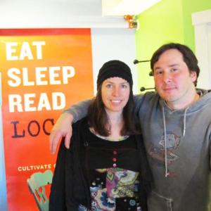Selena and Ricky Sheaves are the new owners of Camden’s Owl & Turtle Bookshop on Bay View Street. (Photo by Kay Stephens)