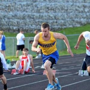 Senior Jason Maddocks will be burning up the track for Boothbay Region High School again this season. The team’s top sprinter, Maddocks is also showing success in long jump. Courtesy of Dr. Aqui Alamo Photo of Jason Maddocks