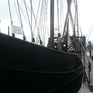 The Pinta and Nina are fully functional floating museums (photo by Ari Salas)