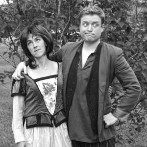 Joel Biron and Victoria Hamilton as the baker and the bakers wife in the Boothbay Playhouse production of ‘Into The Woods.’