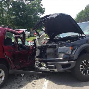 The crash occurred at approximately 1 p.m., Monday, July 7. (Photo by Lynda Clancy)