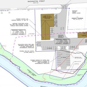 Concept plan for tannery site.