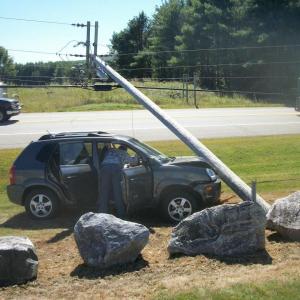 Catherine Keiran, of Union, struck a utility pole Sept. 8. (Photo courtesy Knox County Sheriff’s Office)