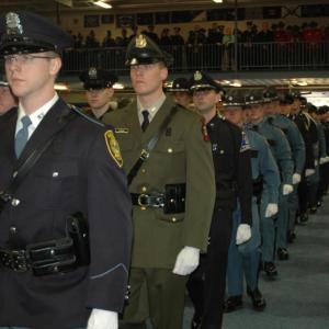 The Maine Criminal Justice Academy graduated 56 new state and local officers. (Photo courtesy Steve McCausland, Maine Department of Public Safety)