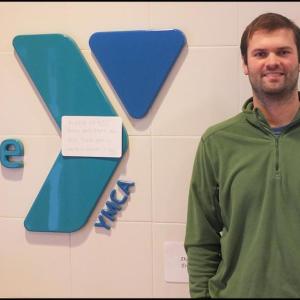 Tyler Smith, director of property management for Bayview Management, oversees construction of Rockland’s new YMCA.