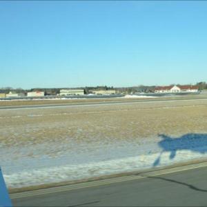 The airport at Owls Head, on a clear day. (File photo by Lynda Clancy)