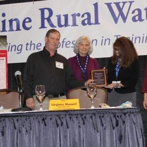 Keith Pooler, superintendent, of Belfast Water District; Cindy Clements, administrative assistant; Tammy Morse, office manager of the Belfast Water District; and Alex Wong, of the Maine Rural Water.