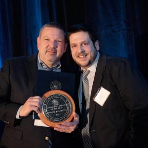 Chamber Community Person on the Year, Frank Isganitis with partner, PJ Walter. (Photos by Michael O'Neil)