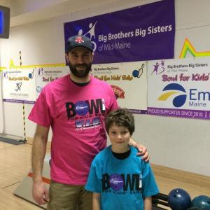 Big Brother Kurt Anderson and his Little Brother Joseph at last year’s Bowl For Kids’ Sake event.