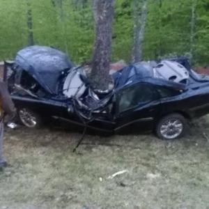 Steven McFadden, 45, of Swanville, was ejected from his car after he crashed into a tree in Swanville Saturday night.(Courtesy of the Waldo County Sheriff’s Office)