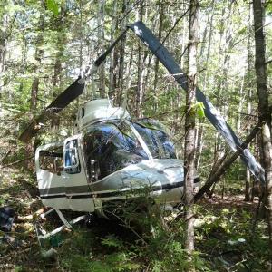helicopter, Whitefield, Maine