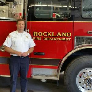 Rockland Interim Fire Chief Adam Miceli (Photo by Sarah Shepherd)