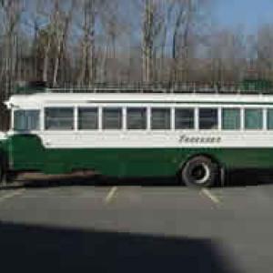 Trekkers bus Bessie will be awarded to the winning essay. (Photo courtesy Trekkers)