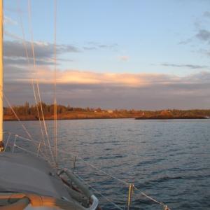 Penobscot Bay, Memorial Day weekend. Windy, and then calm, and then wind. (Photo courtesy Molly Mulhern)