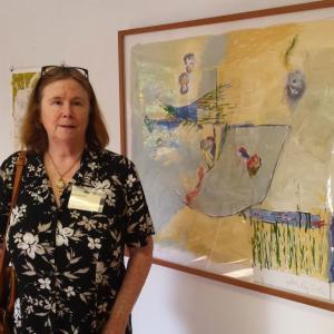 Karen Jelenfy will serve as Artist in Residence at Camp and Create! (Photo courtesy Fiber College)