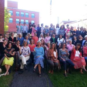Downtown Belfast women business owners and women leaders of organizations, June 25, 2015. (Photo courtesy Heather Pusey)