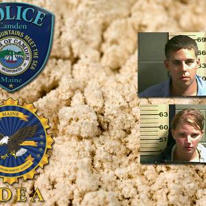 Police Sunday afternoon, July 19, charged Justin Luszczki, 31, and Cammi Colby, 19, both of Rockland, with trafficking in heroin, among other charges, according to Camden Police.