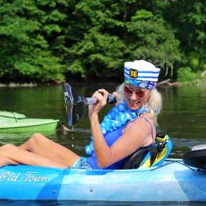 Let it be known that a tubing flotilla is a very serious undertaking. Photo by Ann Betts Daggett