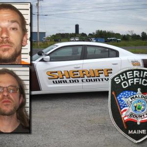 Top photo, Justin Hardesty, 30, of Palermo; bottom photo, Thomas Bubar, 30, of Burnham. (Courtesy Waldo County Sheriff’s Office)