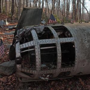 The wreckage of a B-52 Stratofortress-C can be found on Elephant Mountain in northern Greenville, a three-hour day trip from Rockland. (Photo by Holly S. Edwards)