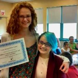 Oceanside HS graduate Willow Crawford-Cruddell (L) and her Little Sister Dalie were matched for 4 years (Photo courtesy of Big Brothers Big Sisters)