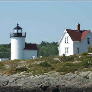 What better way to start a sail then by passing Curtis Island Lighthouse. (Photos by Chris Wolf)