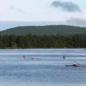 Megunticook Lake will be the place to be Sunday morning. (Photo Courtesy of Megunticook Rowing)