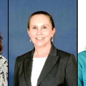 2016 Teacher of the Year State Finalists from left to right: Tayla Edlund, Brenda LaVerdiere and Mia Morrison