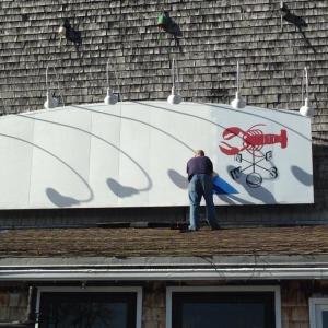 Nautilus Seafood & Grill readies their new location at the former Weathervane Restaurant in Belfast. (Photo courtesy Jenifer Oakes)