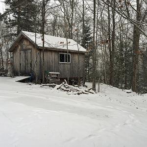 The snow in Lincolnville Tuesday morning. (Photo by Holly S. Edwards)