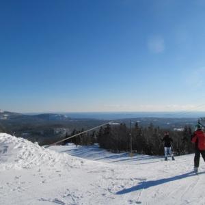 The view from the top of the Camden Snow Bowl. (Photo courtesy Molly Mulhern)