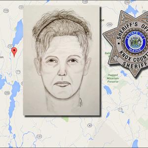 Sagadahoc Sheriff’s Detective Dan Reed, a sketch artist, assisted Knox County Sheriff’s in completing this sketch, with a description given by a witness, of a woman in connection with a Feb. 10 Union home invasion and robbery. (Courtesy Knox County Sheriff’s Office/Facebook)