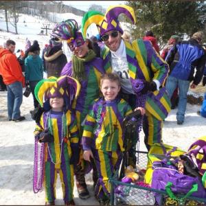 Purple, Green and Gold won first place in the Best Costume competition.