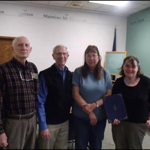 Brian Parent Jr., Roger Moody, Carol Maines and Madelon Kelly. (Photo courtesy of County Administration Office)