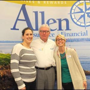 Allen Agency’s Lindsey Eaton, Gene McKeever and Jen Coffin (Photos by Chris Wolf)