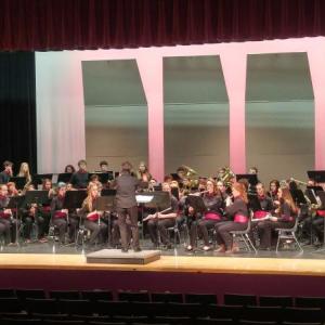 Camden Hills concert band earned a Gold Award at the MBDA concert band festival.