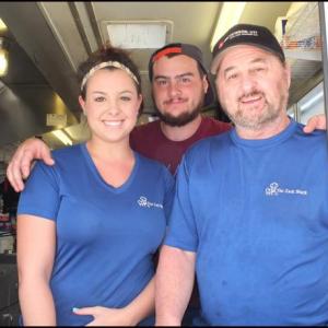 Sarah, Zack and Randy Judkins stand ready at The Zack Shack. (Photos by Chris Wolf)