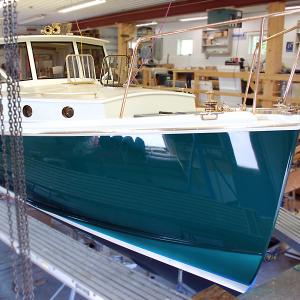 Motor yacht ‘Webfoot.’
