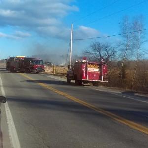 A stretch of Route 17 in Washington was closed for several hours on March 18, following a five-vehicle crash the claimed the life of a Warren woman and an Owls Head man. (Photo courtesy James Payson)