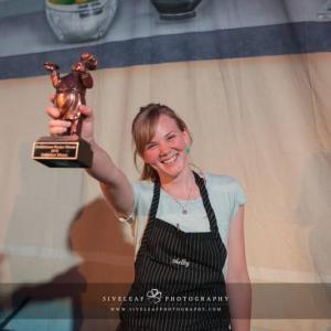 Shelby Stevens of Natalie's at Camden Harbour Inn is the winner of the 2016 Cellardoor Smackdown. (Photo courtesy 5iveLeaf Photography)