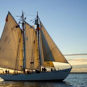 The schooner Bowdoin (Photo courtesy Snavely Photo Associates_