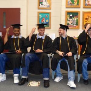 Seventeen graduates received Associate of Arts and Bachelor of Art degrees during the ceremony. At least 40 more UMA 2016 grads attended ceremonies around the state. (Photo by Sarah Thompson)
